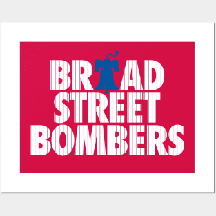 Broad Street Bombers 2 - Red pinstripes Posters and Art